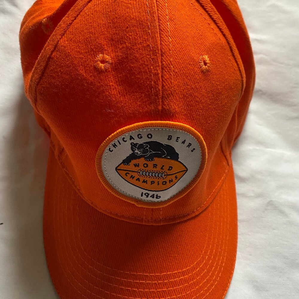 Chicago Bears World Champions 1946 Cap Hat Budweiser Orange One Size